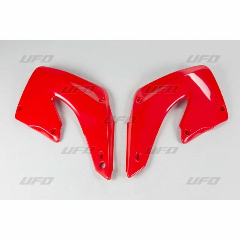 Ouïes de radiateur UFO rouge Honda CR125R/250R 