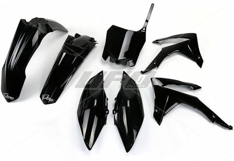 Kit plastique UFO noir Honda CRF250R/450R