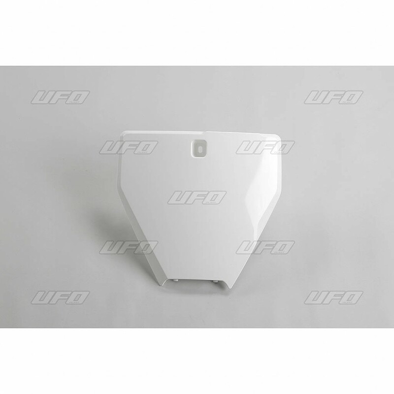 Plaque numéro frontale UFO blanc Husqvarna FC 
