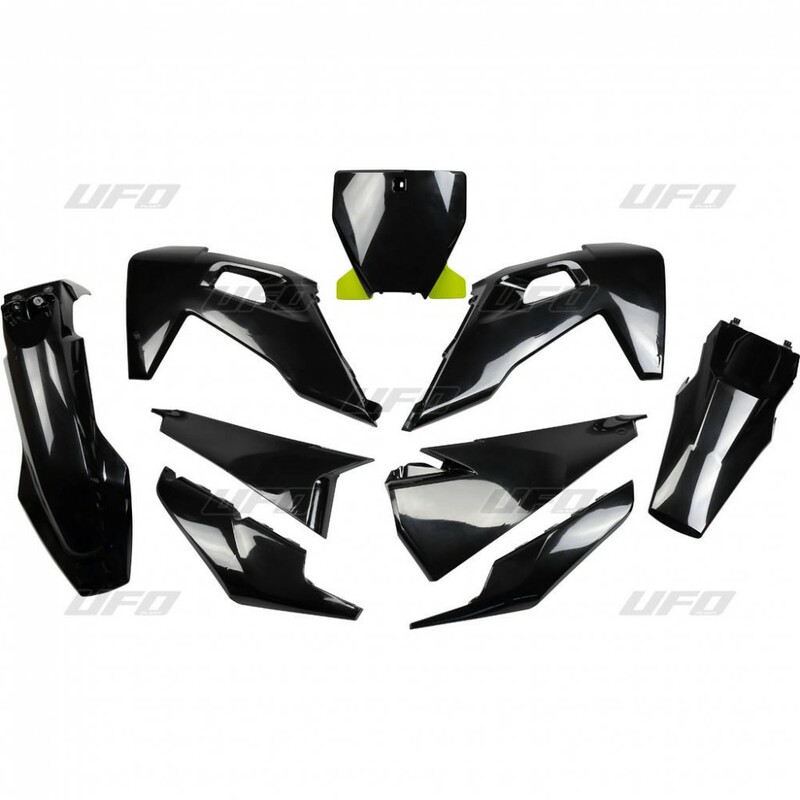 Kit plastiques UFO noir - Husqvarna TC/FC 