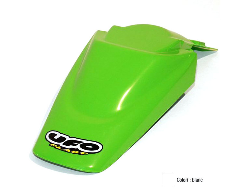Garde-boue arrière UFO blanc Kawasaki KX65 