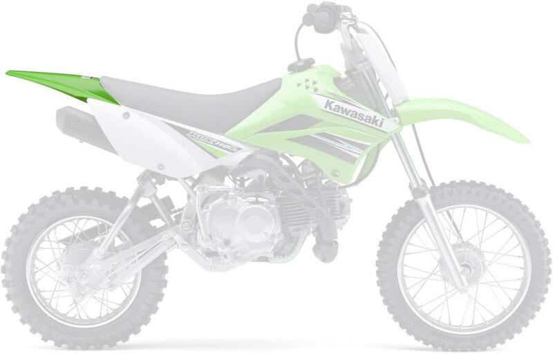 Garde-boue arrière UFO vert KX Kawasaki KLX110 