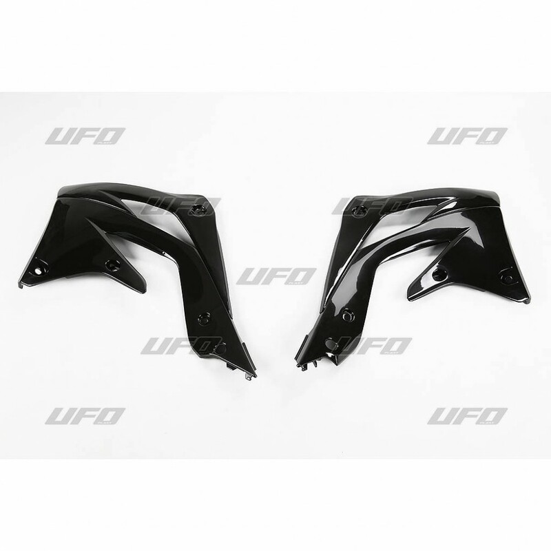 Ouïes de radiateur UFO noir Kawasaki KX450F 