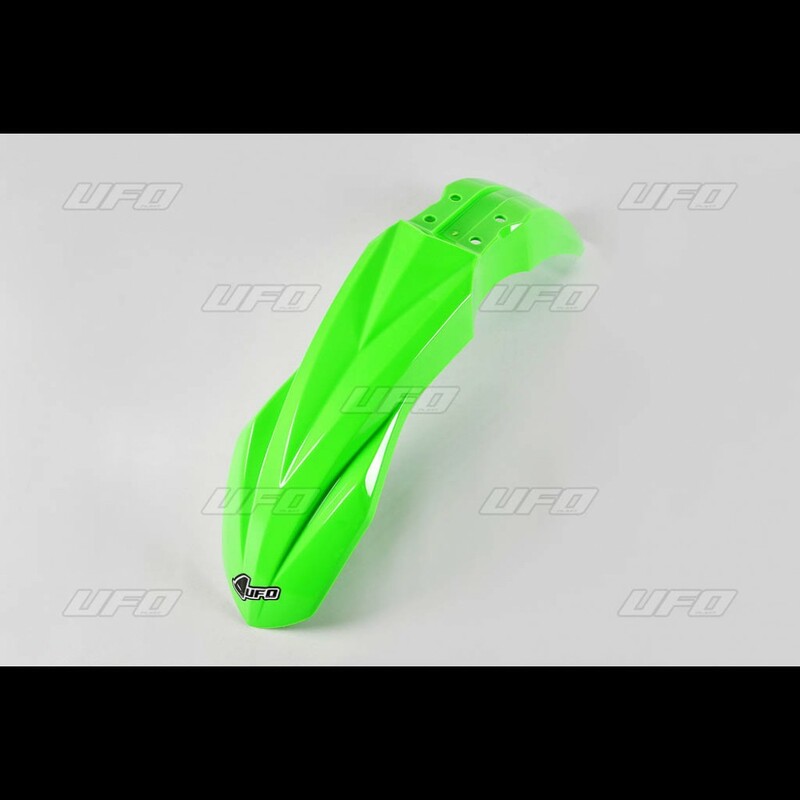 Garde-boue avant UFO vert fluo Kawasaki KX250/450F 