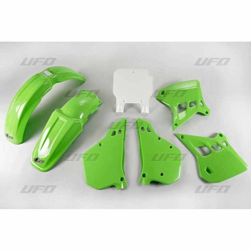 Kit plastique UFO couleur origine Kawasaki KX125 