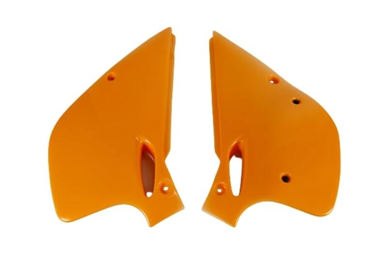 Plaques latérales UFO orange KTM 