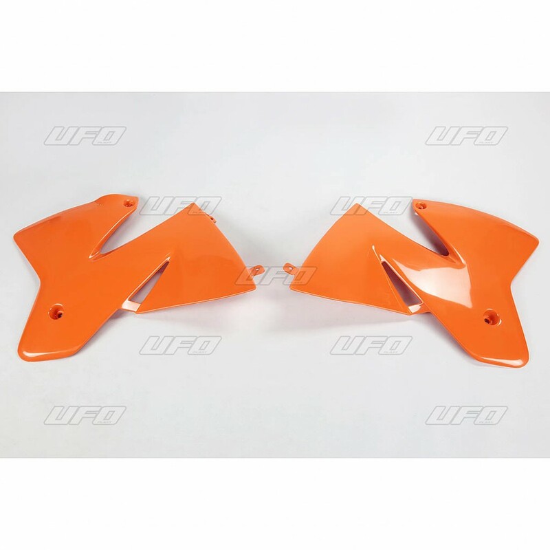 Ouïes de radiateur UFO orange KTM 