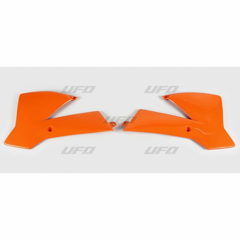 Ouïes de radiateur UFO orange KTM SX65 