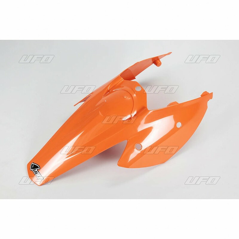 Garde-boue arrière UFO orange KTM 