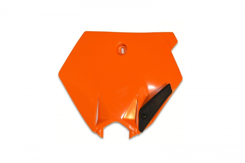 Plaque numéro frontale UFO orange KTM SX85 