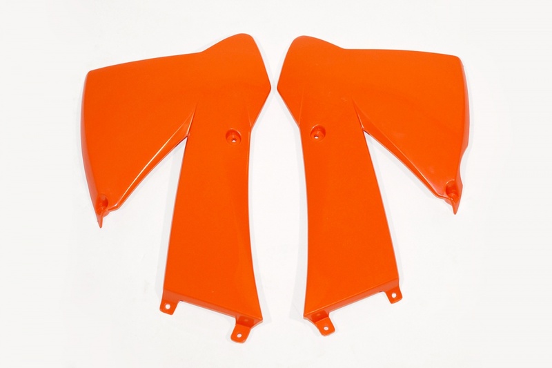 Ouïes de radiateur UFO orange KTM SX85