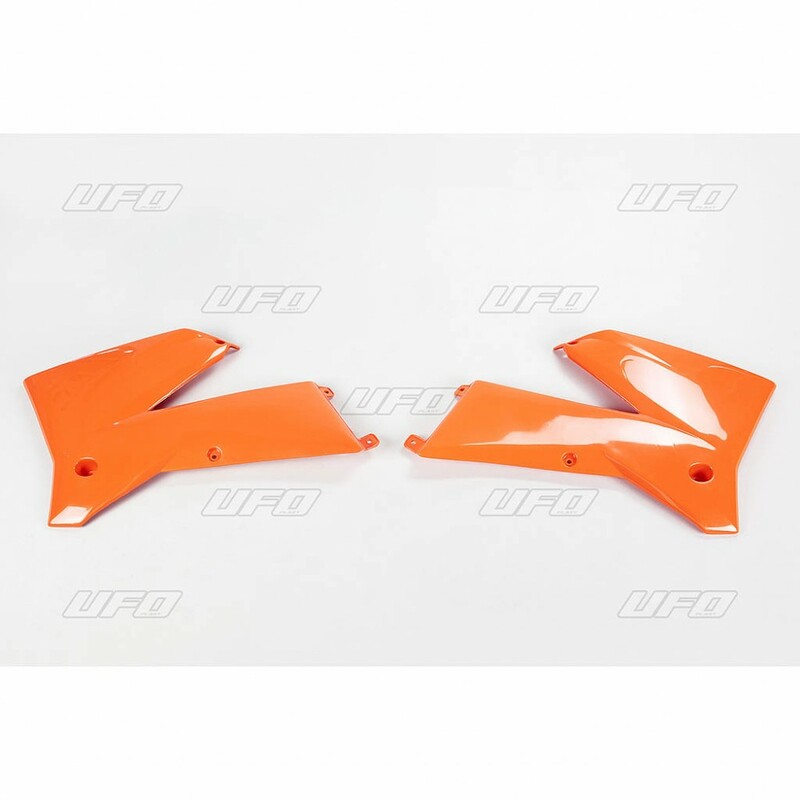 Ouïes de radiateur UFO orange KTM 