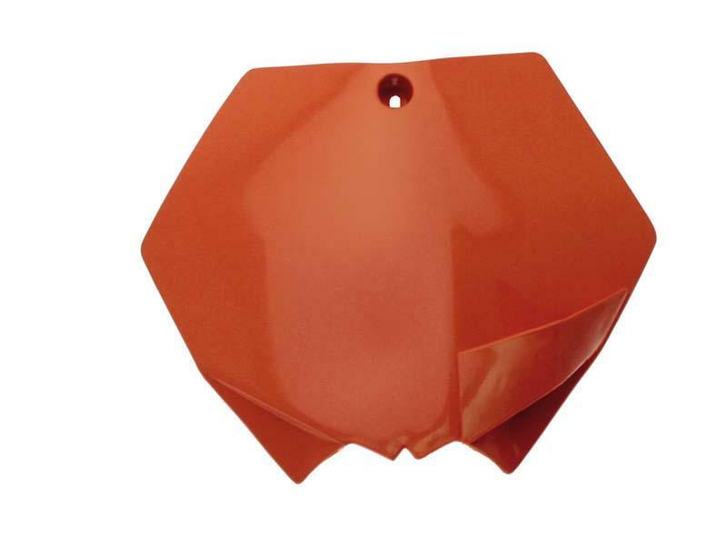 Plaque numéro frontale UFO orange KTM 