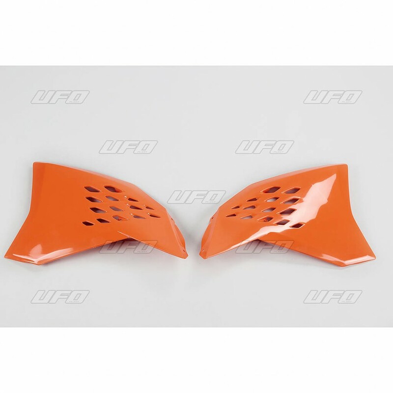 Ouïes de radiateur UFO orange KTM 