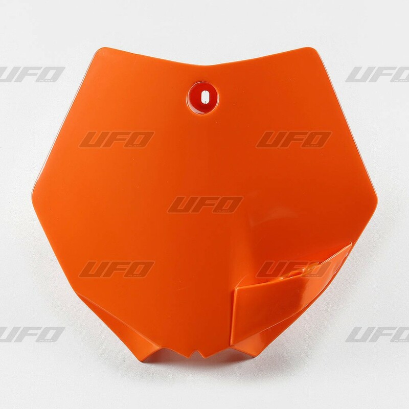 Plaque numéro frontale UFO orange KTM SX65 