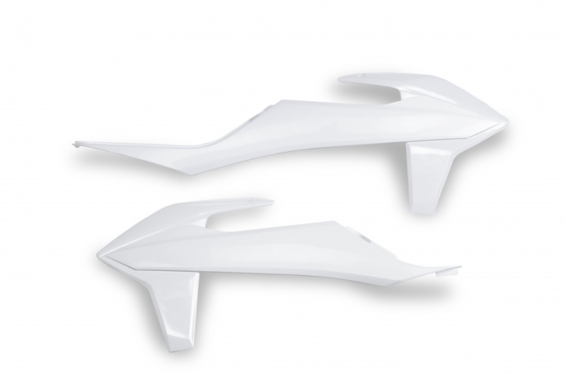 Ouies de radiateur UFO blanc KTM SX/SX-F 