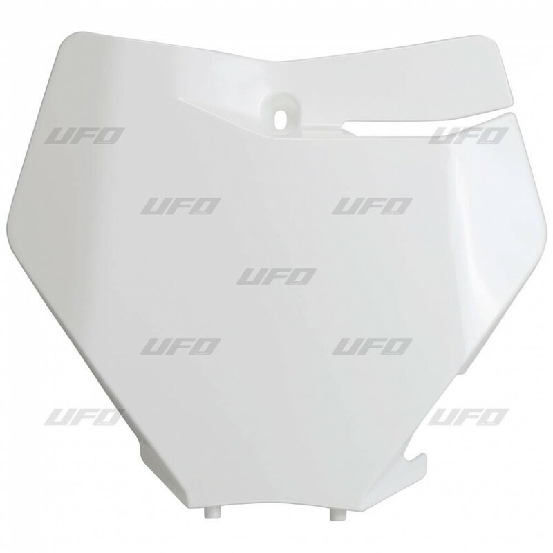 Plaque numéro frontale UFO blanc KTM SX/SX-F 