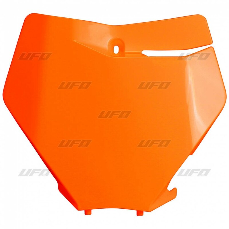 Plaque numéro frontale UFO orange fluo KTM SX/SX-F 