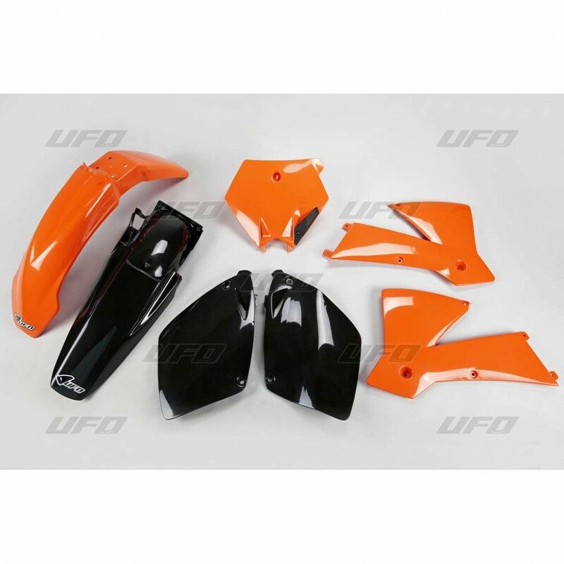 Kit plastique UFO couleur origine orange/noir KTM 