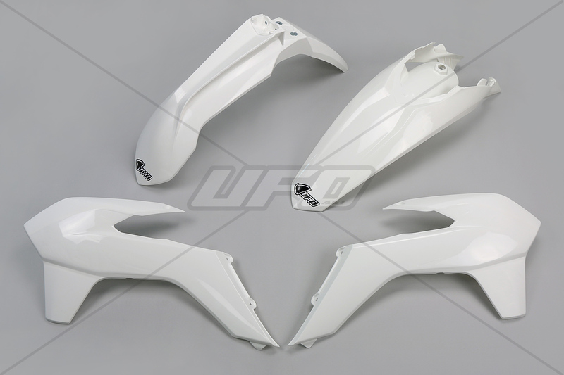 Kit plastique UFO blanc KTM