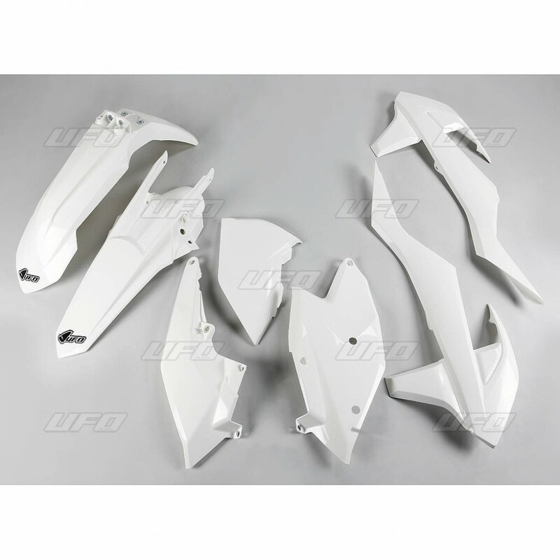 Kit plastique UFO blanc KTM 