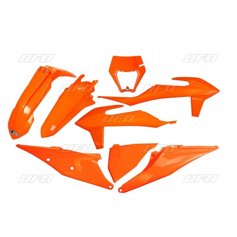 Kit plastiques UFO orange KTM EXC/EXC-F 