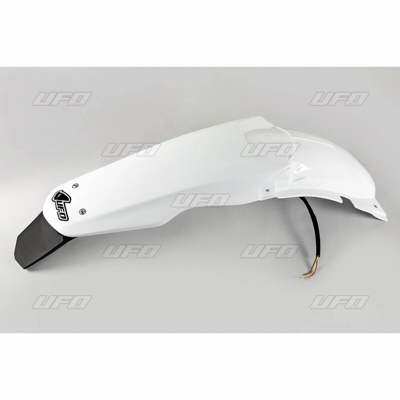 Garde-boue arrière blanc UFO Suzuki RM125/250 