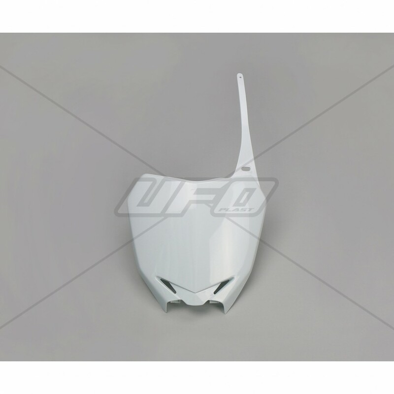 Plaque numéro frontale UFO blanc Suzuki RM-Z250/450 