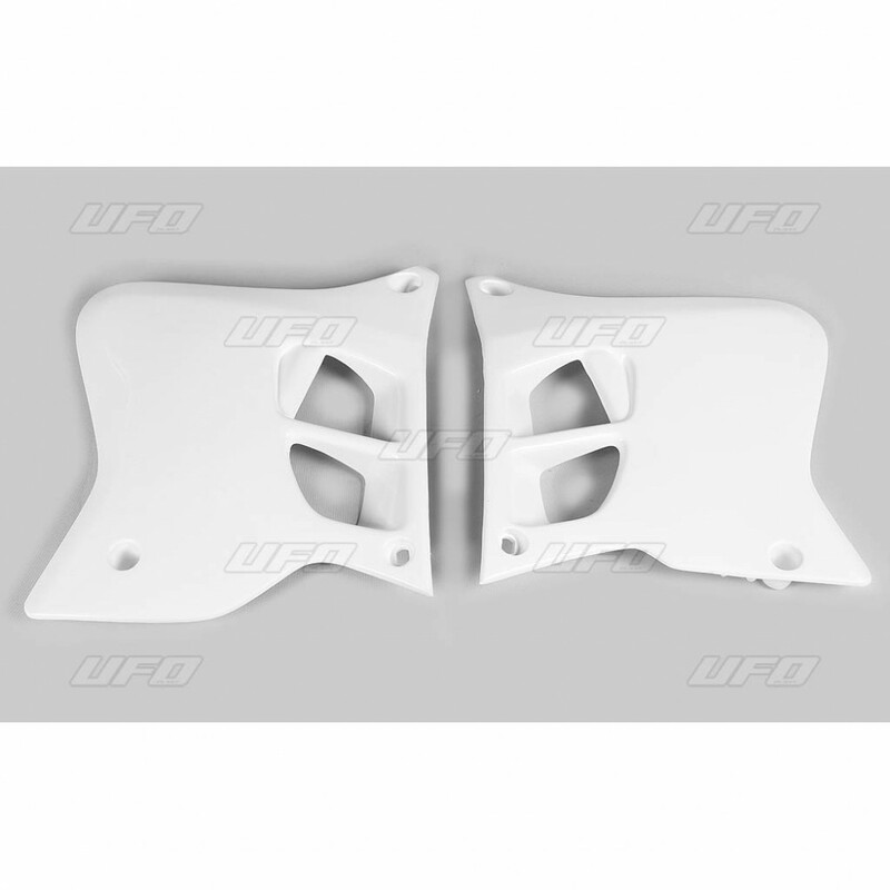 Ouïes de radiateur UFO blanc Yamaha 