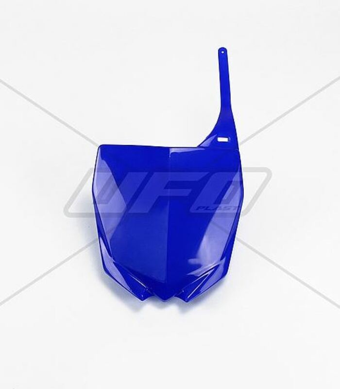 Plaque numéro frontale UFO bleu Yamaha YZ/YZF 