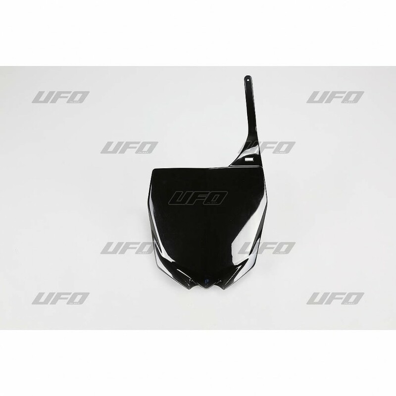 Plaque numéro frontale UFO noir Yamaha YZ125/250 