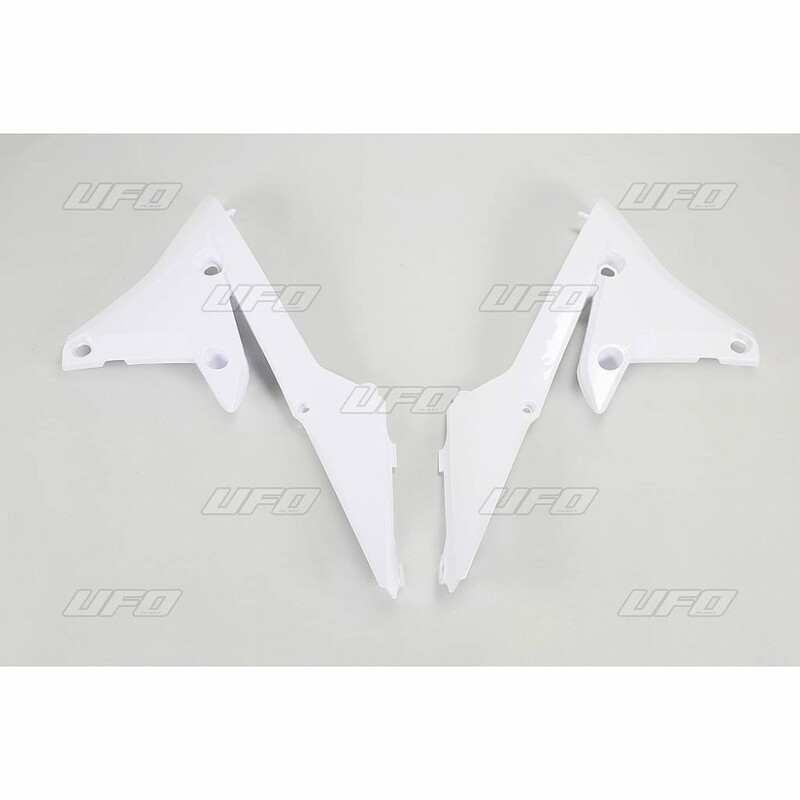 Ouïes de radiateur UFO blanc Yamaha YZ250F/450F 
