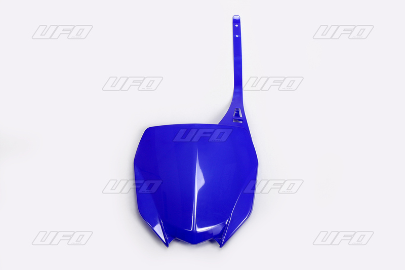 Plaque numéro frontale UFO bleu Yamaha YZ450F 