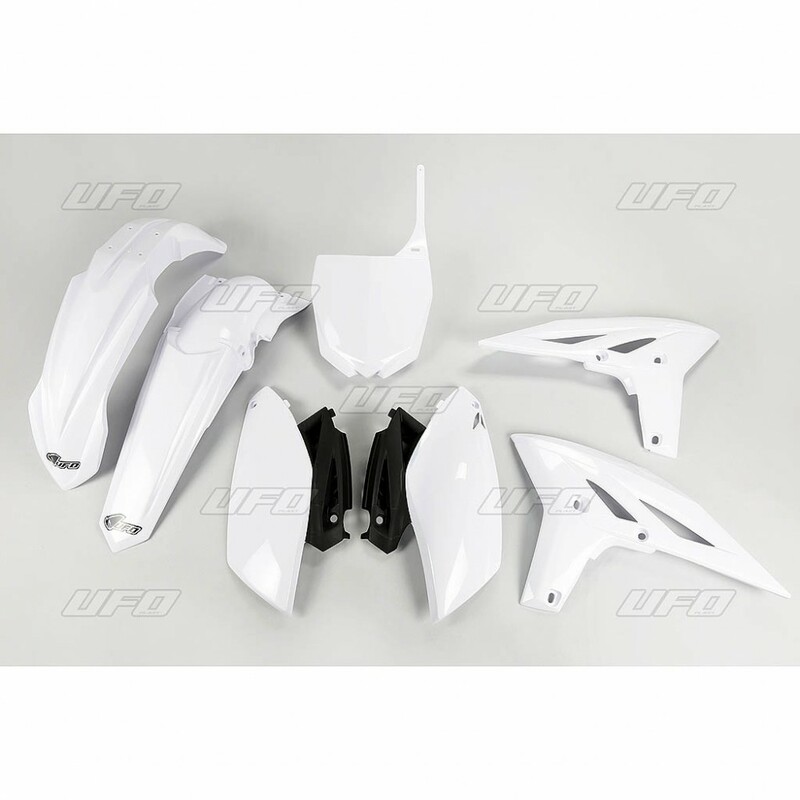 Kit plastique UFO blanc Yamaha YZ250F 