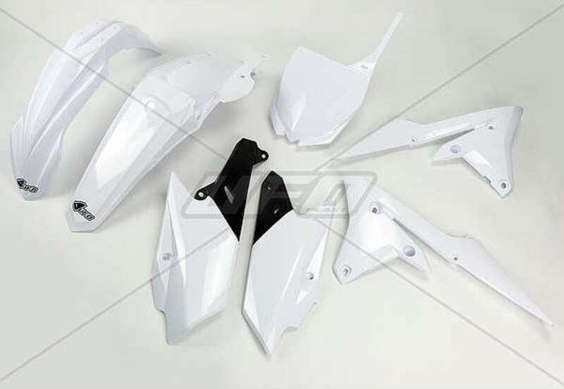 Kit plastique UFO blanc Yamaha YZ250F/450F