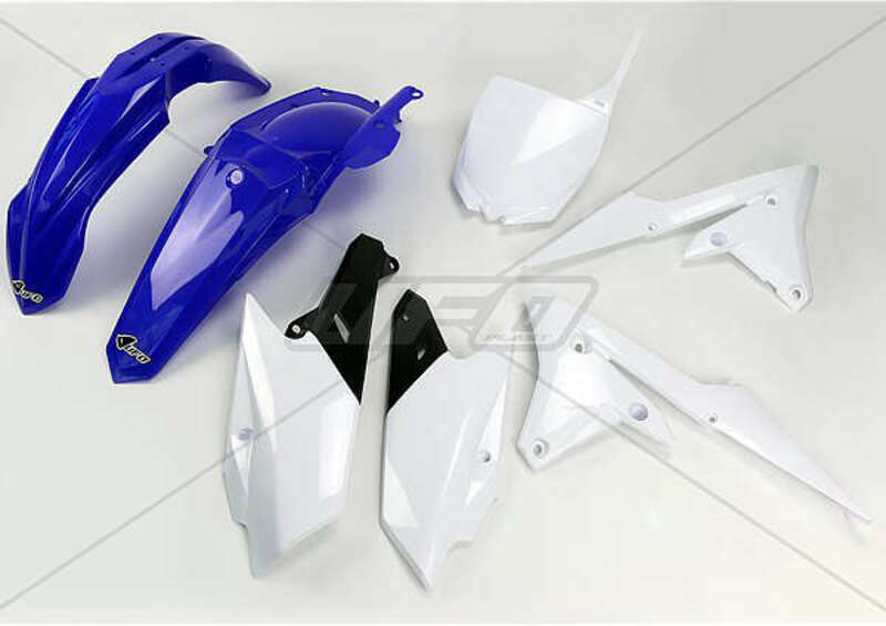 Kit plastique UFO couleur origine (2014) bleu/blanc/noir Yamaha YZ250F/450F 