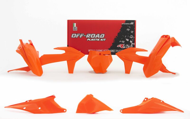 Kit plastiques RACETECH orange - KTM 