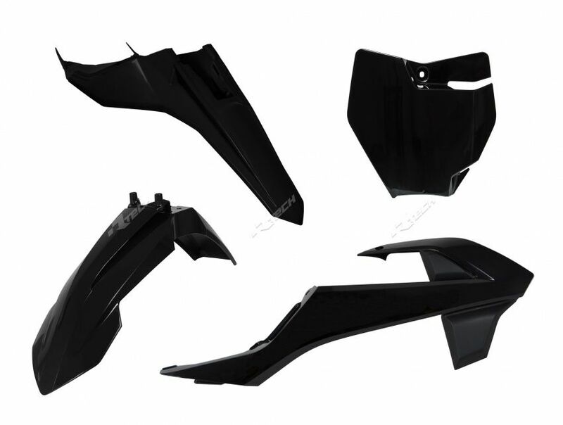 Kit plastique RACETECH noir KTM SX65 