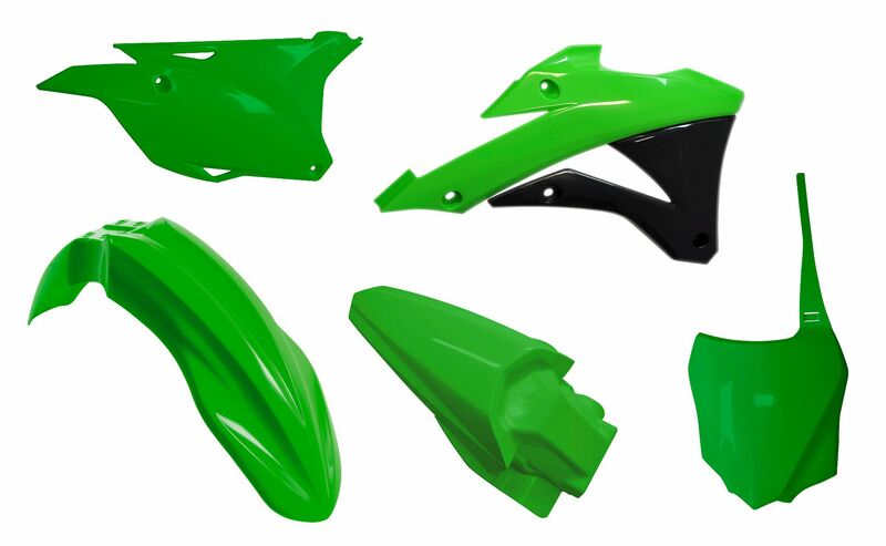 Kit plastiques RACETECH couleur origine (2020) Kawasaki KX85 