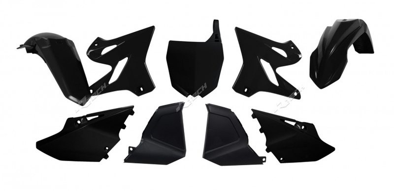 Kit plastique RACETECH Replica (2015) noir Yamaha YZ125/250 