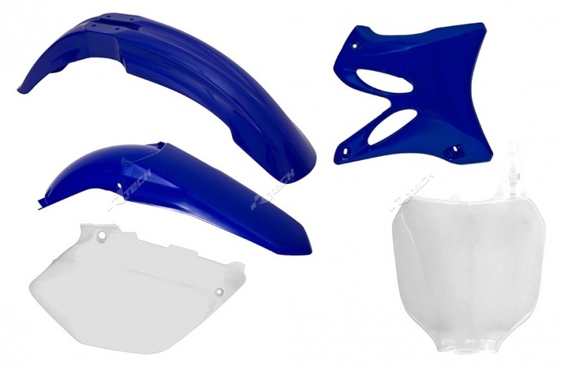 Kit plastique RACETECH couleur origine bleu/blanc Yamaha YZ125/250 