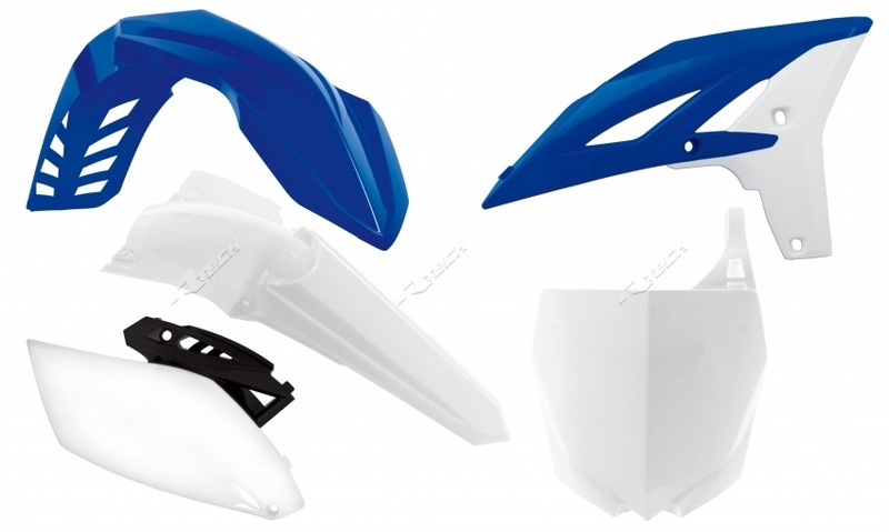 Kit plastique RACETECH couleur origine (2013) bleu/blanc Yamaha YZ250F 