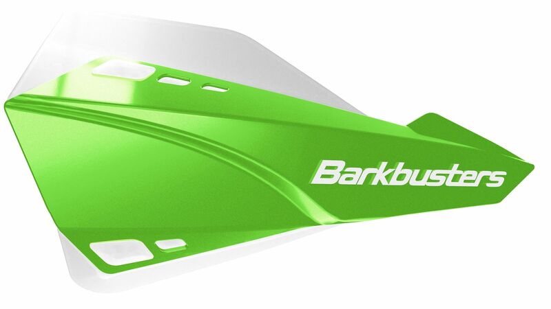 Kit protège-mains BARKBUSTERS Sabre montage universel vert/déflecteur blanc 