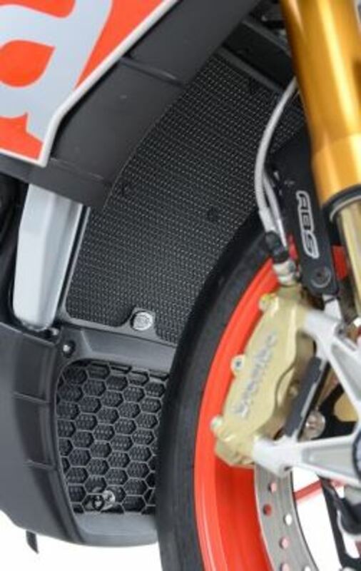 Protection de radiateur R&G Racing titane - Aprilia RSV4RR 