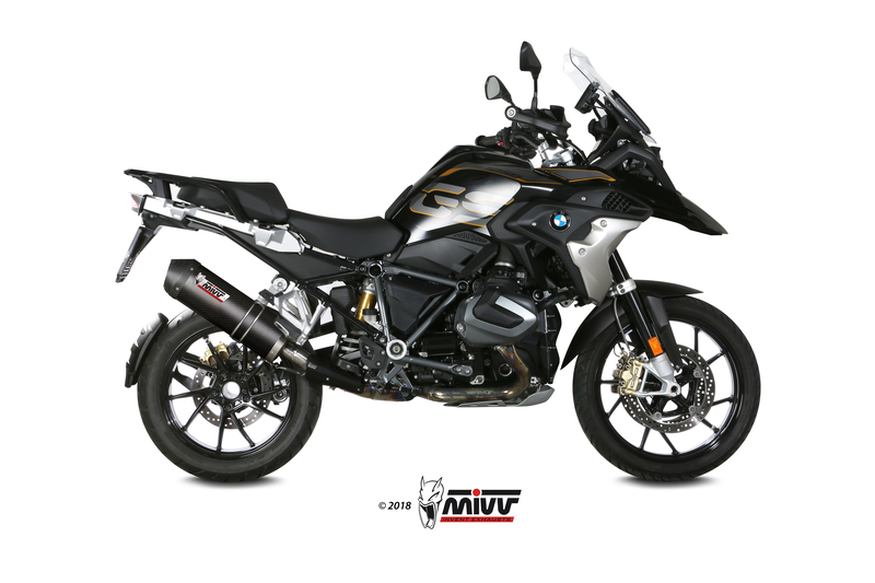 Silencieux MIVV Oval carbone/casquette carbone BMW R1250GS 
