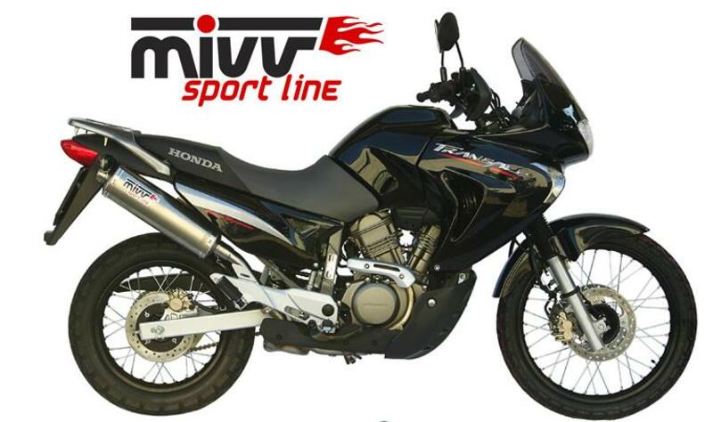 Silencieux MIVV Oval Classic inox Honda XL650V Transalp 