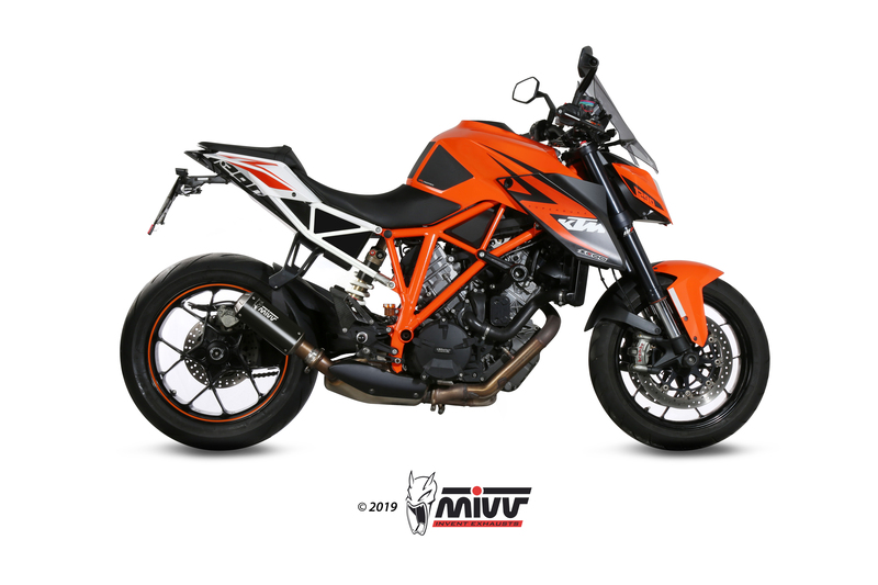 Silencieux MIVV MK3 Steel Black/casquette inox KTM 1290 Superduke 