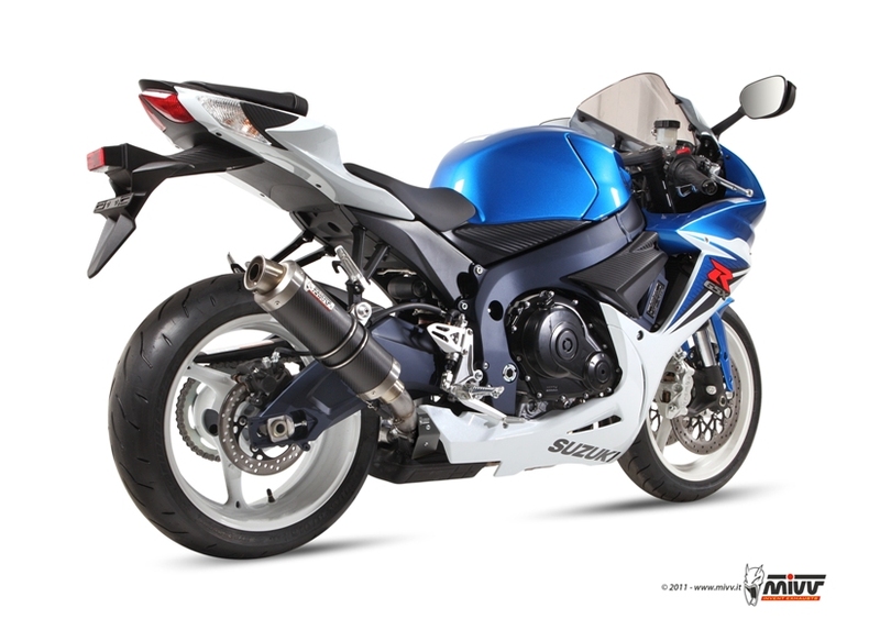 Silencieux MIVV GP carbone Suzuki GSX-R600/GSX-R750 