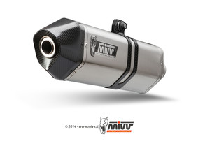 Silencieux MIVV Speed Edge inox/casquette carbone Suzuki DL650 V-Strom 