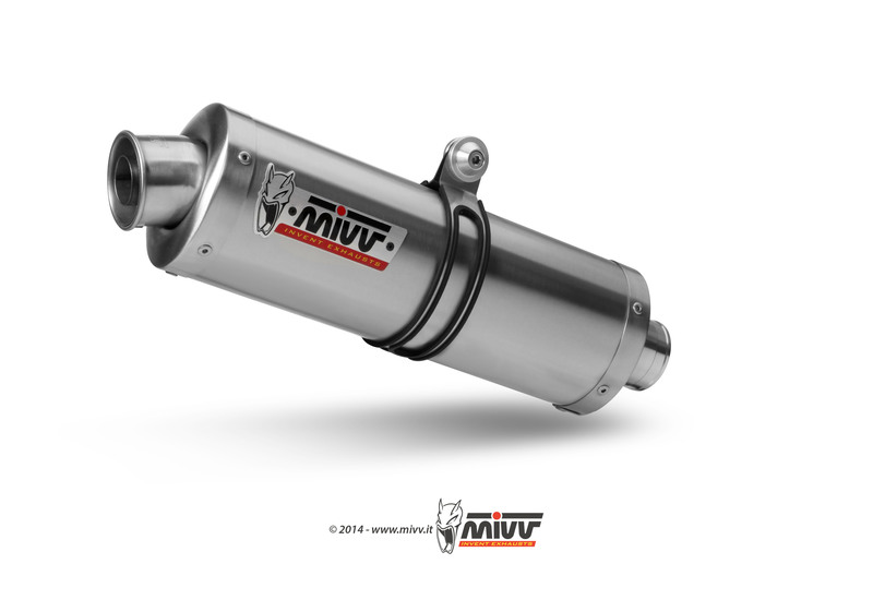 Silencieux MIVV Oval Classic inox Aprilia RSV1000 